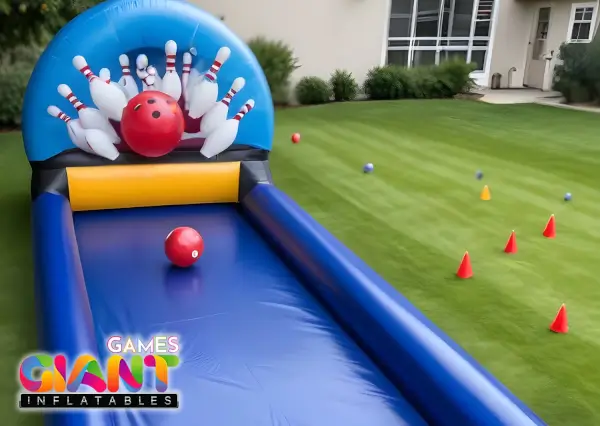 Custom-inflatable-bowling-alley